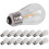 15 Pack 3V LED S14 Replacement Light Bulbs Shatterproof Outdoor Solar String Light Bulbs Warm White 3