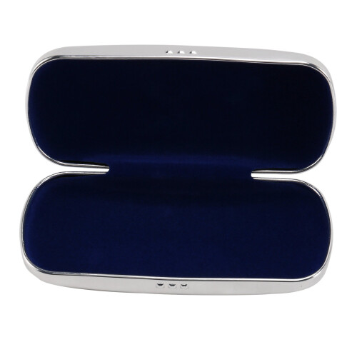 Aluminum Hard-Shell Glasses Case Striped Spectacles Box - Ultra-light, Crashproof, Soft-Lined Interior, Universal Fit 2
