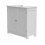 White Under Sink Basin Cabinet Cupboard Bathroom Storage Unit Two Tier Home Bath 2