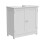 White Under Sink Basin Cabinet Cupboard Bathroom Storage Unit Two Tier Home Bath 6