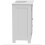 White Under Sink Basin Cabinet Cupboard Bathroom Storage Unit Two Tier Home Bath 7