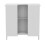 White Under Sink Basin Cabinet Cupboard Bathroom Storage Unit Two Tier Home Bath 11