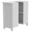 White Under Sink Basin Cabinet Cupboard Bathroom Storage Unit Two Tier Home Bath 12