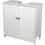 White Under Sink Basin Cabinet Cupboard Bathroom Storage Unit Two Tier Home Bath 10