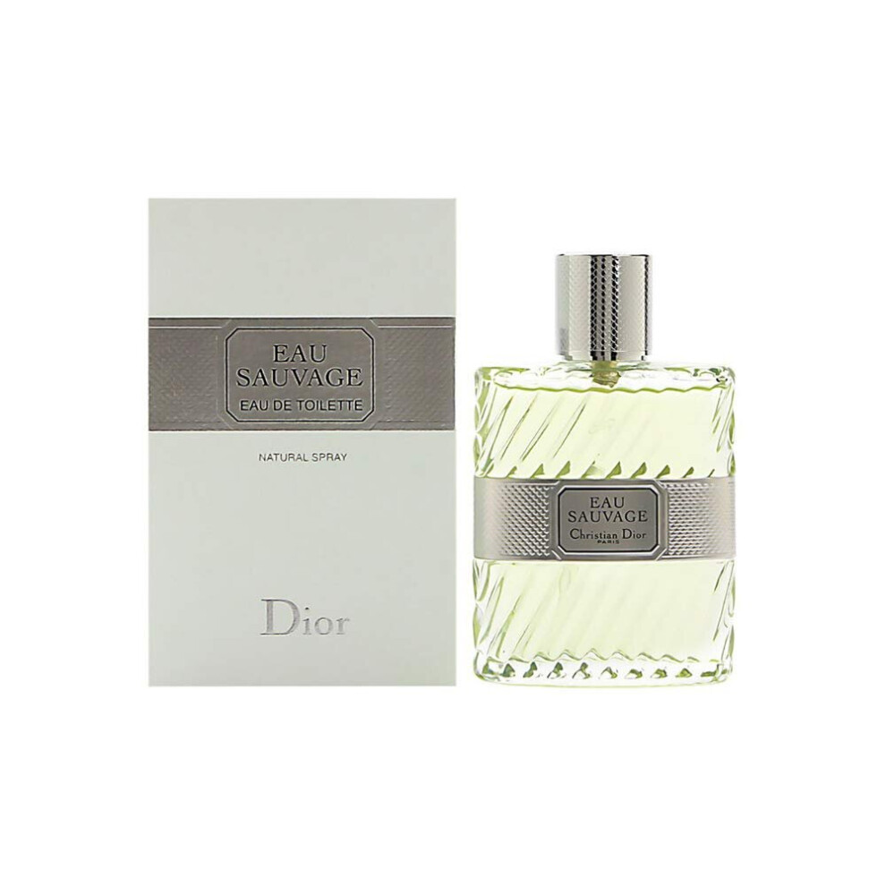 Eau Sauvage by Christian Dior for Men Eau De Toilette Spray 3.4 Oz. 3.4 Fl Oz (Pack of 1)