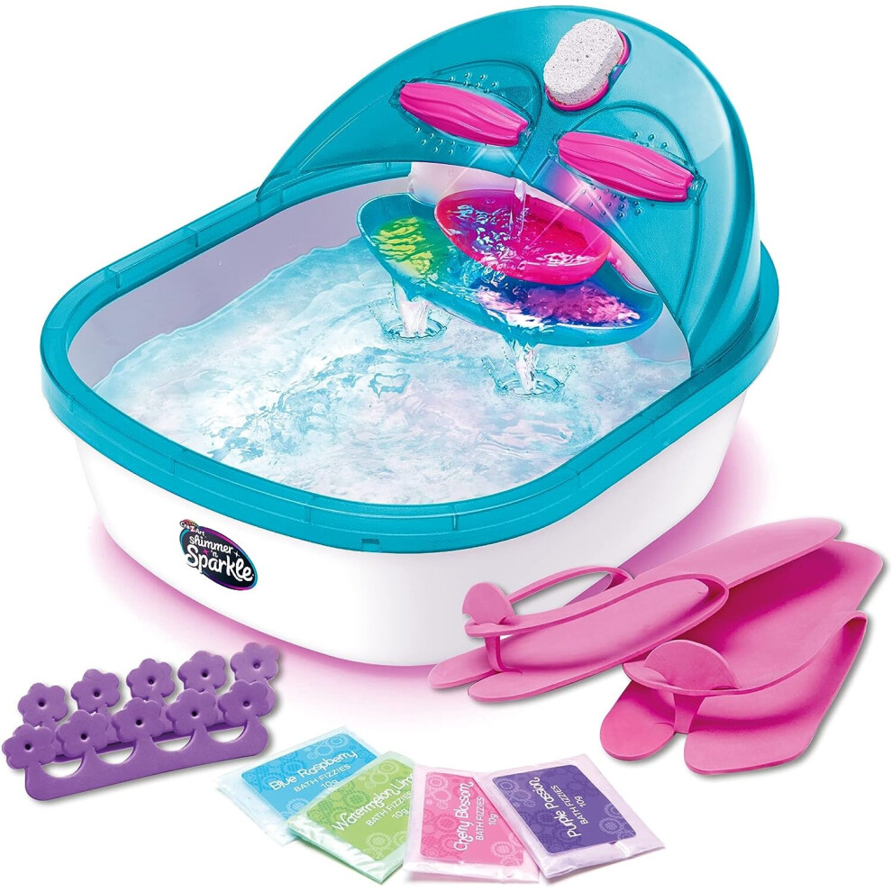 Photos - Role Playing Toy Cra-Z-Art Shimmer ‘n Sparkle 6-in-1 Real Massaging Foot Spa for Kids 