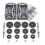 York Fitness York Fitness 20 Kg Cast Iron Strength Training Dumbbell Weight Set with Case 5
