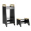 (Anthracite/Pine) Learning Tower - Kitchen Helper & Step Stool Set 2