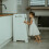 (White) Learning Tower - Kitchen Helper & Step Stool Set 4