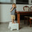 (White) Learning Tower - Kitchen Helper & Step Stool Set 7
