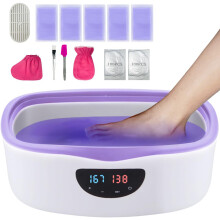 KmaxShip Paraffin Wax Machine for Hand and Feet - Large Capacity 5000ml Paraffin Wax Bath Warmer with 3.85 lb Refills, Moisturizing Kit ..