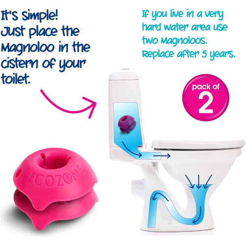 Magnoloo Anti Limescale Treatment For Toilets, Removes & Prevents