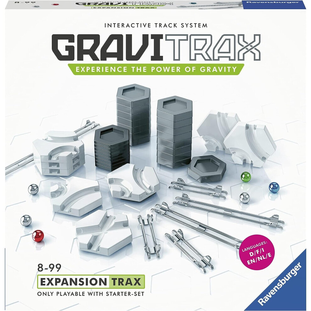 Plastic GraviTrax Trax Marble Run Expansion Pack & GraviTrax Trampoline Marble Run Expansion Pack for Age8+