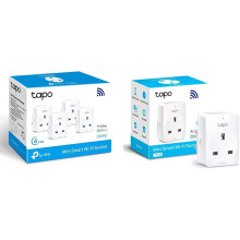 Tapo Smart Plug Wi-Fi Outlet, Works with Amazon Alexa (Echo and Echo Dot), Google Home, Wireless Smart Socket (4-Pack) & Tapo Smart Plug Wi-Fi Outlet,