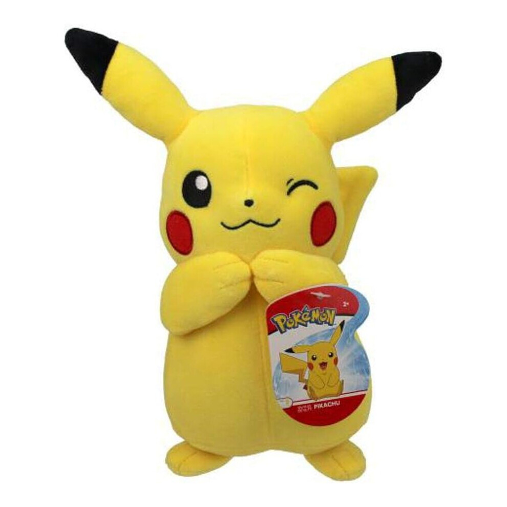 Plush Figures | 20 cm Plush Animal | Stuffed Toy, Plush:Wink Pikachu