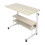 Ergonomic Adjustable Portable Rolling Bedside Work Breakfast Laptop Tray Table Desk Station 5