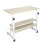 Ergonomic Adjustable Portable Rolling Bedside Work Breakfast Laptop Tray Table Desk Station 6