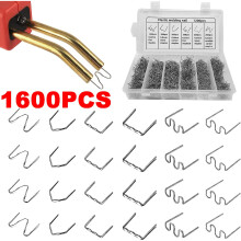 1600Pcs Hot Staples Plastic Welding Repair Hot Staples w/ Storage Box