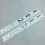 (Silver ) Suitable for RANGE ROVER hood logo letter sticker 1
