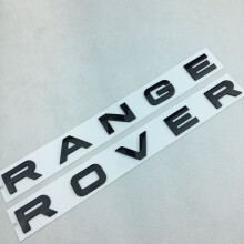 (Black) Suitable for RANGE ROVER hood logo letter sticker