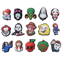 20pcs Horror Movie Shoe Charms Scary Movie Accessories Fits Crocs Shoes Wristbands