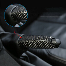 Carbon Fiber Hand Brake Handle Lever Cover For BMW E82 E46 E60 E90 E92 F30 F32