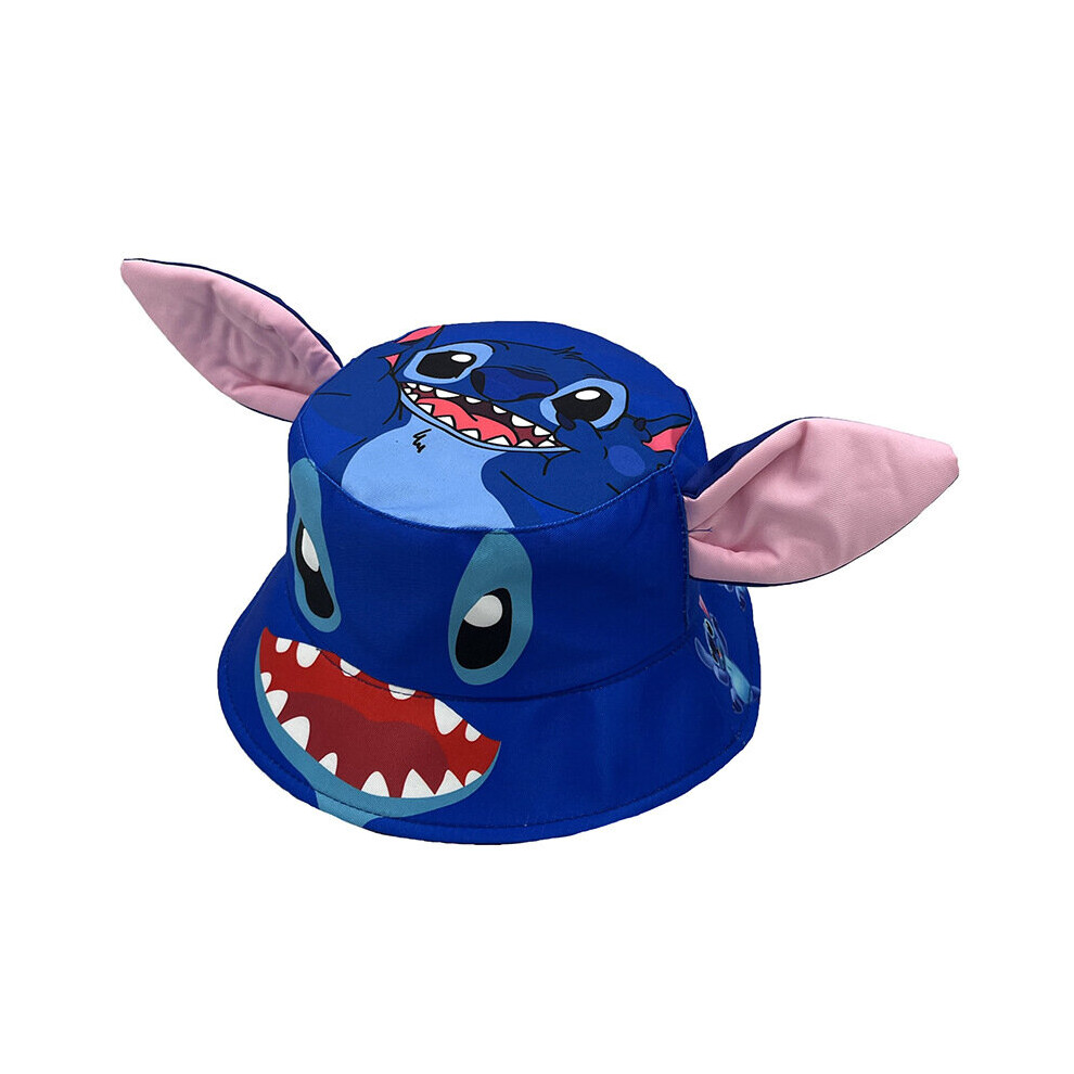 (Stitch ) Stitch 3D Ear Hat Children's Cartoon Fisherman Hat 56CM