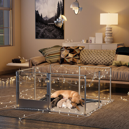 plexiglass dog pen
