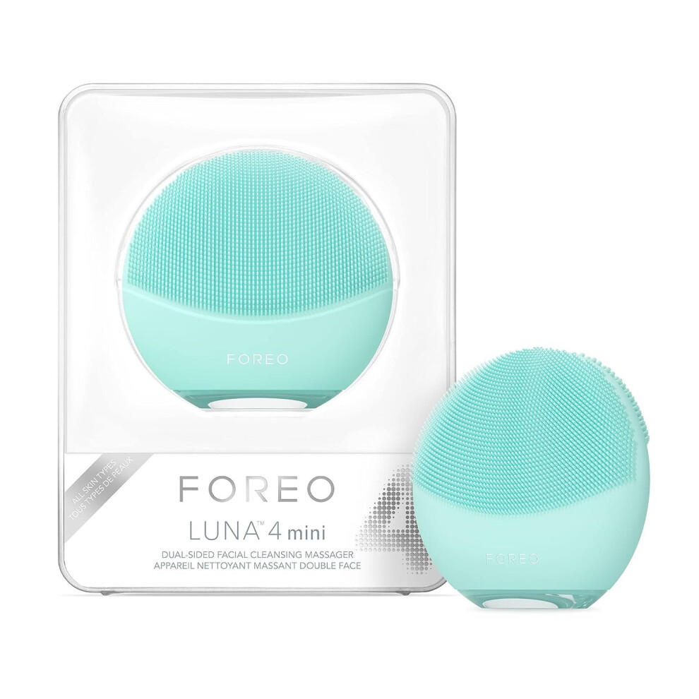 Foreo Luna 4 Mini Face Cleansing Brush & Face Massager | Premium Face Care | Enhances Absorption Of Facial Skin Care Products | Simple Skin