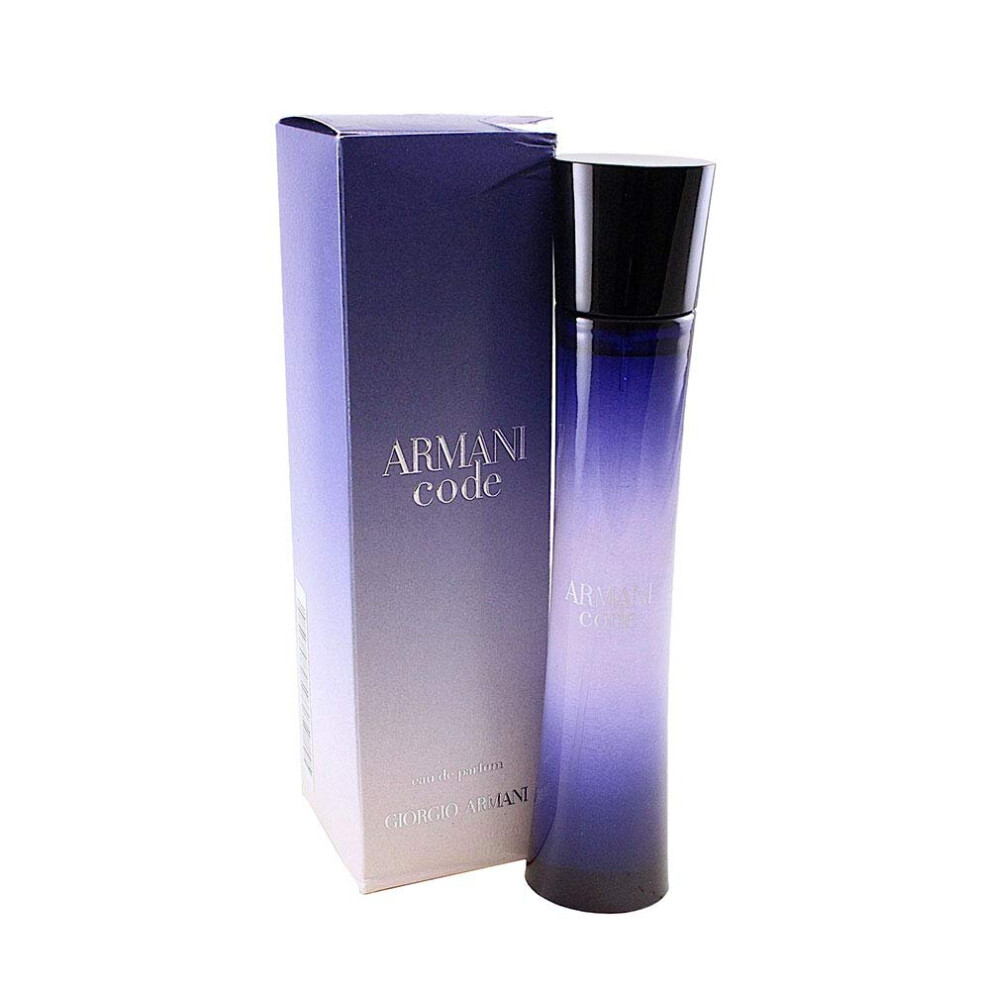 GIORGIO ARMANI Code Pour Femme Eau De Parfum Spray 2.5 Oz/ 75 Ml for Women By 2.5 Fl Oz Floral 2.5 Fl Oz (Pack of 1)