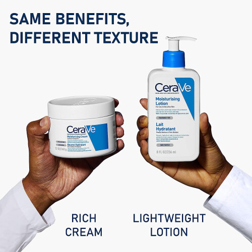 CeraVe CeraVe Moisturising Cream for Dry to Very Dry Skin 454g with Hyaluronic Acid & 3 Essential Ceramides 2