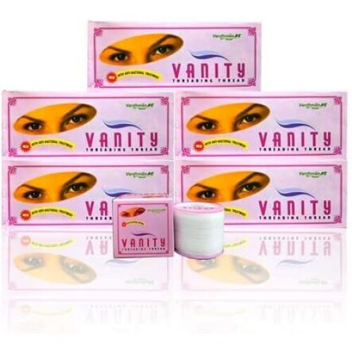 Vanity Eyebrow Threading Thread -Pack af 5 kasser (10 spoler hver)