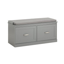 SoBuy FSR131-HG, Hallway Storage Bench Shoe Bench Shoe Rack,Grey
