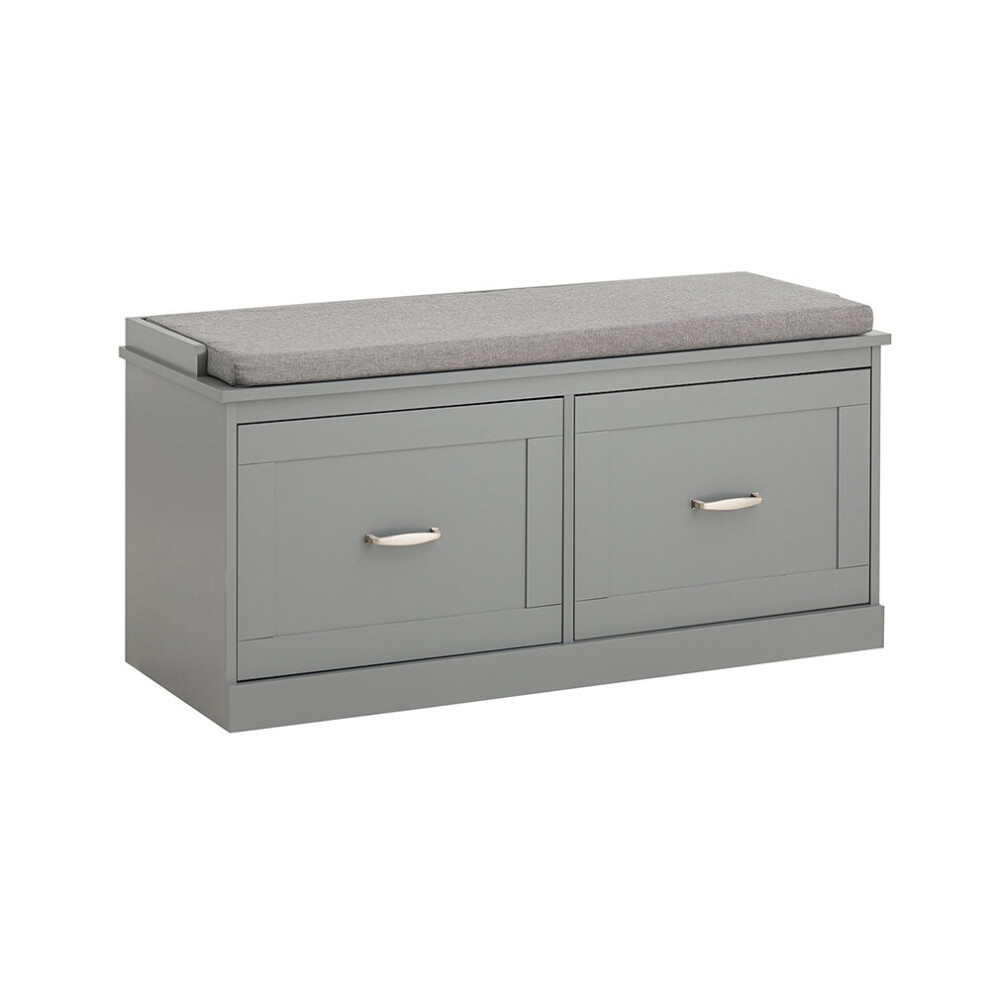 SoBuy FSR131-HG, Hallway Storage Bench Shoe Bench Shoe Rack,Grey