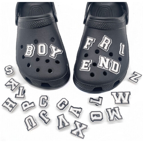 26 Letters Numbers Jibbitz Croc Shoe Charms 2