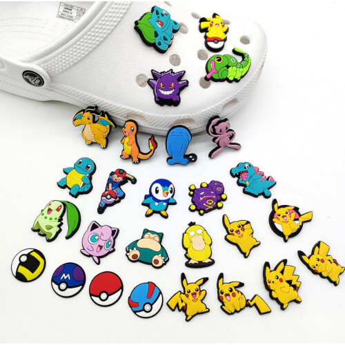 Cute Pokémon Shoe Croc Charms 30pcs