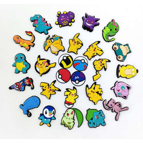 Cute Pokémon Shoe Croc Charms 30pcs 2