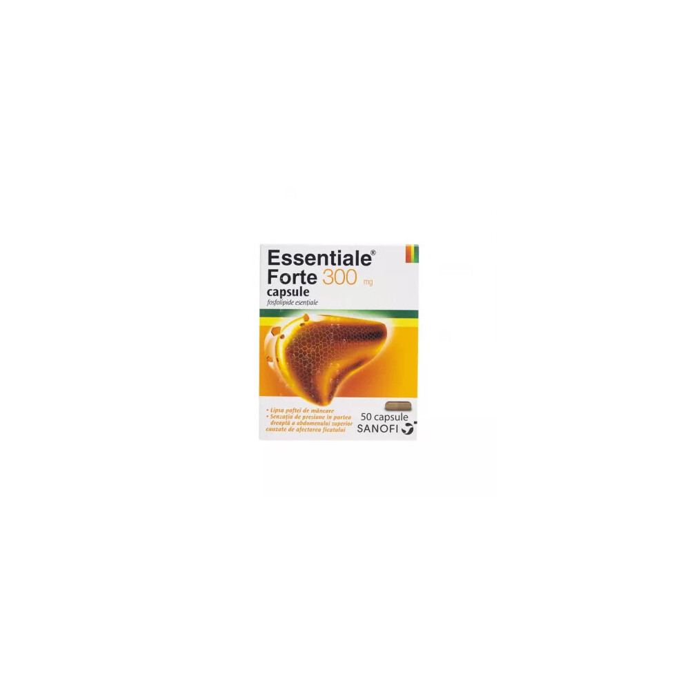 Sanofi Aventis Essentiale Forte, 300 Mg, 50 Capsules, For Liver