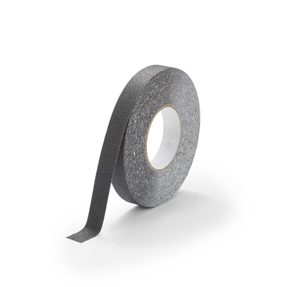 (Extra Course, 25Mm X 18.3M) Chemical Resistant Safety-Grip Anti-Slip Tape - Black 5061000042297