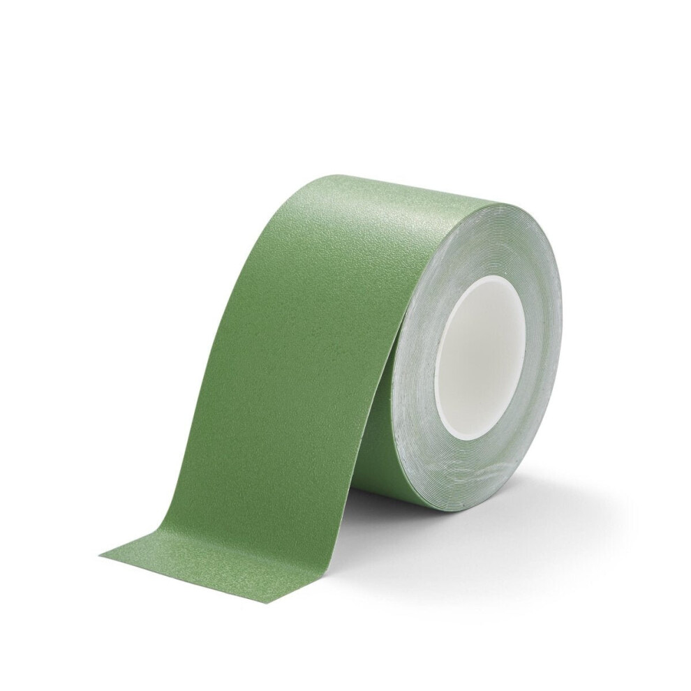(Green, 150Mm X 18.3M) Resilient Soft Touch Textured "Rubber Feel" Anti-Slip Tape 5061000042600