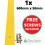 (5, 600mm x 50mm) Yellow Non Slip Decking Strips 15