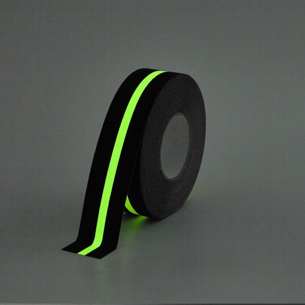 Black Safety-Grip With Photoluminescent Stripe Anti Slip Tape Roll 5061000042839