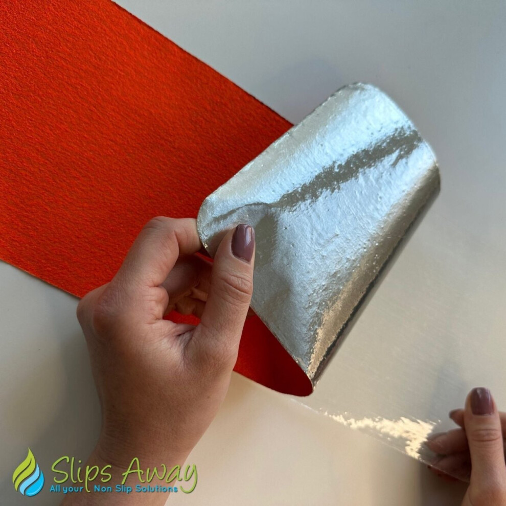 (Orange) Conformable Anti Slip Tread Cleats Pre Cut Tiles 150Mm X 610Mm 5061000041603