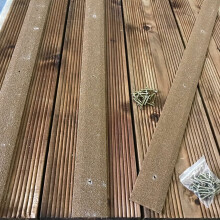 (Brown Decking Strips) Non Slip Decking Strips - 1000mm x 50mm