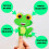 Anti Slip Kids Bath Stickers - Friendly Frog (5x Pack ) 6
