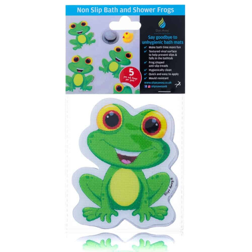 Anti Slip Kids Bath Stickers - Friendly Frog (5x Pack ) 2