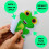 Anti Slip Kids Bath Stickers - Friendly Frog (5x Pack ) 9