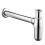 SPARES2GO Bottle Waste Trap 32mm Adjustable Chrome Silver 35mm Pipe Kitchen Bathroom Sink Basin Set 1