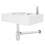 SPARES2GO Bottle Waste Trap 32mm Adjustable Chrome Silver 35mm Pipe Kitchen Bathroom Sink Basin Set 4