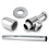 SPARES2GO Bottle Waste Trap 32mm Adjustable Chrome Silver 35mm Pipe Kitchen Bathroom Sink Basin Set 7